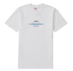 Supreme Standard Tee ‘White’ Size XL Brand New Authentic SS24 Ships Fast