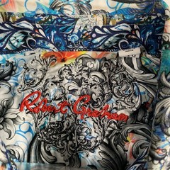 Robert Graham Button Up Shirt 2XL Classic Fit Multicolor Floral Tropical Luxury