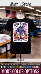 Just A Girl Who Loves Tacos Shirt, Halloween Ghost Taco Tee