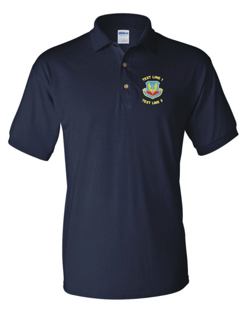 USAF Air Force Air Combat Command Polo Embroidered #963-8800