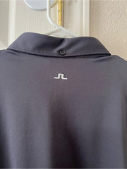 J.Lindeberg Hunter Fieldsensor 2.0 Golf Polo Shirt Gray Regular Fit Men’s Large