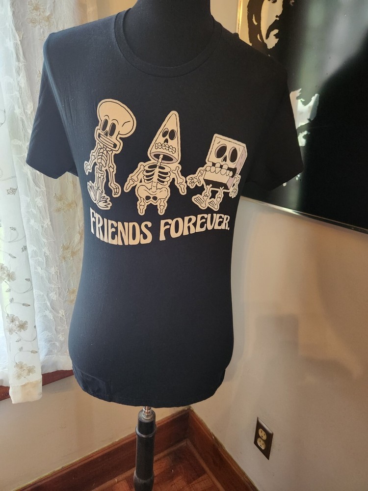 Nickelodeon Mens SpongeBob SquarePants Best Friends Forever Shirt Size Medium
