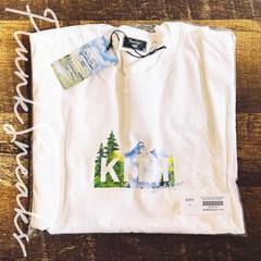 Kith Bob Ross Mountain Box Logo Tee •STORE EXCLUSIVE • L •White•2026•SHIPS TODAY