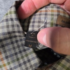 Robert Talbott Mens Medium Button Down Shirt Multicolor Check Cotton B261-21
