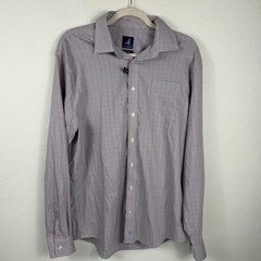 Johnnie-O Prep-formance Mens Medium Multi Check Button Down Tweener Shirt