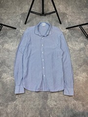 Guy Rover Mens Button Down Striped Long Sleeve Shirt Size XXL