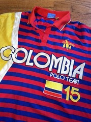 Colombia #15 XXL Sports Star Company Polo Team Shirt Mens 2XL Street wear EUC