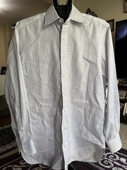 Robert Talbott Estate Bespoke Men’s Long Sleeve Button Shirt 23”chest/ 26”sleeve