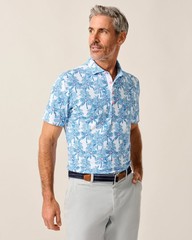 johnnie-O Performance Mesh Polo – The Grove Mens Palisades Blue Size XXL