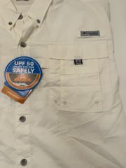 Columbia NWT Men’s PFG Bahama II Short Sleeve Vented Fishing Shirt Kansas SKU C1