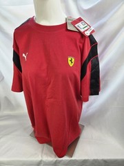 PUMA Scuderia Ferrari Race T-Shirt Men’sLarge Red NWT #1198