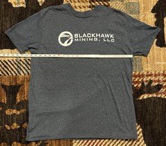 🟧🟧🟧 BLACKHAWK MINING COAL COMPANY LARGE T-SHIRT MINER WV KY IN