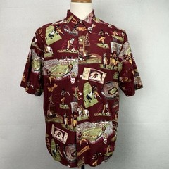 Reyn Spooner USC Trojans Hawaiian Button Up Shirt Men’s Large Coliseum Vintage
