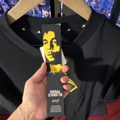 adidas Jamaica Football Federation Bob Marley Graphic Tee Black Men’s M Crew