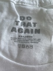 Malcom Todd Official Merch Do That Again Thumbs Up XXL White T New In Sealed Bag