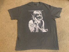Scream Drew Barrymore Horror Slasher Queen Wes Craven Faded Heavyweight Shirt XL
