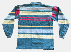 Vintage Lacoste IZOD Striped Multicolor Long Sleeve Shirt Men’s Medium/Large Y2K