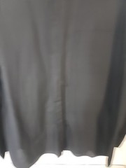 D’ amante Banded Collar Hidden Button Down Shirt Black