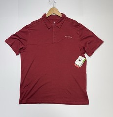 Spyder Pro Web Soft Polo Shirt Men’s Size XL Red Short Sleeve Flex Web NWT