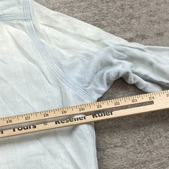 Ralph Lauren Double RL RRL Chambray Button Shirt Small Blue Dress Western Mens