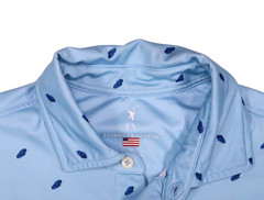 FAIRWAY & GREENE USA MEDIUM performance polo shirt honda classic race car print