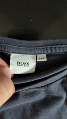 BOSS Hugo Boss Men’s Blue Crew Neck Long Sleeve Regular Fit Logo T-Shirt S