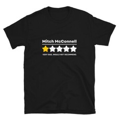 Political Humor Mitch McConnell Politician Review T-Shirt
