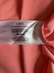 Greg Norman Men’s Play Dry Golf Polo•Coral• Short Sleeve w/Collar• NWT• Large