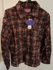 PUNKANDYO STR8 Flannel Shirt S Small New With Tags Never Worn