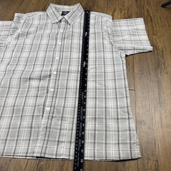 Scottevest Shirt Mens M Gray Plaid Lightweight Pockets Hidden Zip Concealed