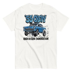 1955 Chevy Bel Air Gasser High Octane Domination Tri Five Drag Car Roth Style