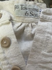 Jas Townsend & Son Colonial Mens medium Shirt Cream white Reenactment shirt