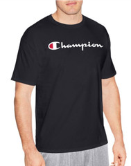 New Authentic Champion Men Jersey Script Logo Short Sleeves T-Shirt GT280 Y06794