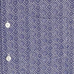 VTG Ely Cattleman Distinctive Apparel Disco Shirt Men M Blue Dagger Collar 70s