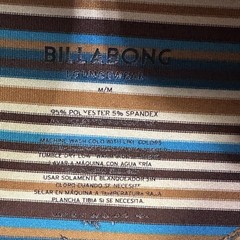 Billabong Mens Pullover Hoodie Top Shirt M Stripes Lounge Summer Long Sleeve
