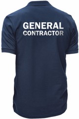 General Contractor polo shirt, Construction polo, Manager, Building Inspector