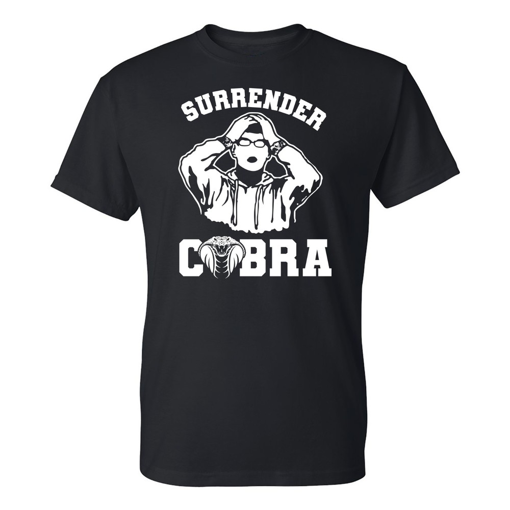 UGP Campus Apparel Surrender Cobra – Funny Karate Show T-Shirt
