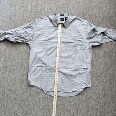 EUC ARROW Regular Men’s Button Down T-Shirt Dress Shirt XL Gray Long Sleeve
