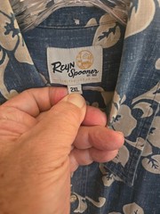 Reyn Spooner Men’s Blue Floral Shirt 2XL