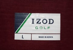 Izod Men’s Large Performance Grid Golf Polo Shirt Short Sleeve Pullover Burgundy