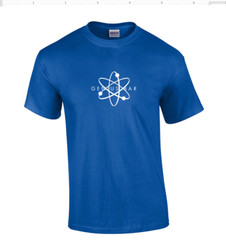 Apple Store Genius Bar Cool Molecular Logo T-Shirt Royal Blue Shirt S – 5XL