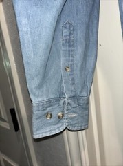 LA Loving MO RANCH Denim EMBROIDERED & Appliqué Texas Star Medium Men’s M