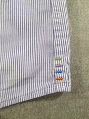 Richard James Shirt Mens 17 Inch Collar Lilac Striped Mayfair Poplin 100% Cotton