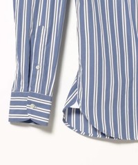 (ASK availability First) BEAMS GUY ROVER Sand stripe semi-wide collar shirt New