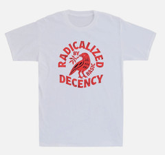 Floral Radicalized By Basic Decency Feminist Political Activist Men’s T-Shirt