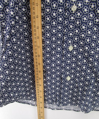 Bertigo Shirt Men Small Blue Button Down Floral Performance Collared Floral NEW