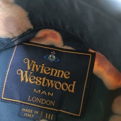 VIVIENNE WESTWOOD SHIRT Size L – CUSTOMISED Hand PRINTED by Paul McNeil STUNNING