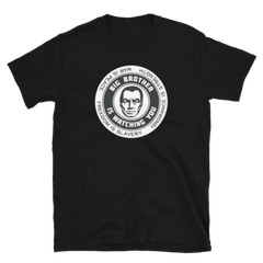1984, George Orwell, 1984, Big Brother, Circle, Printed, High Quality, T-shirt