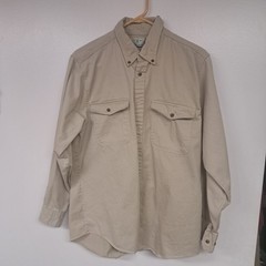 Vintage 80s/90s Retro American Weekend Heavy Long Sleeve Shirt M 100% Cotton