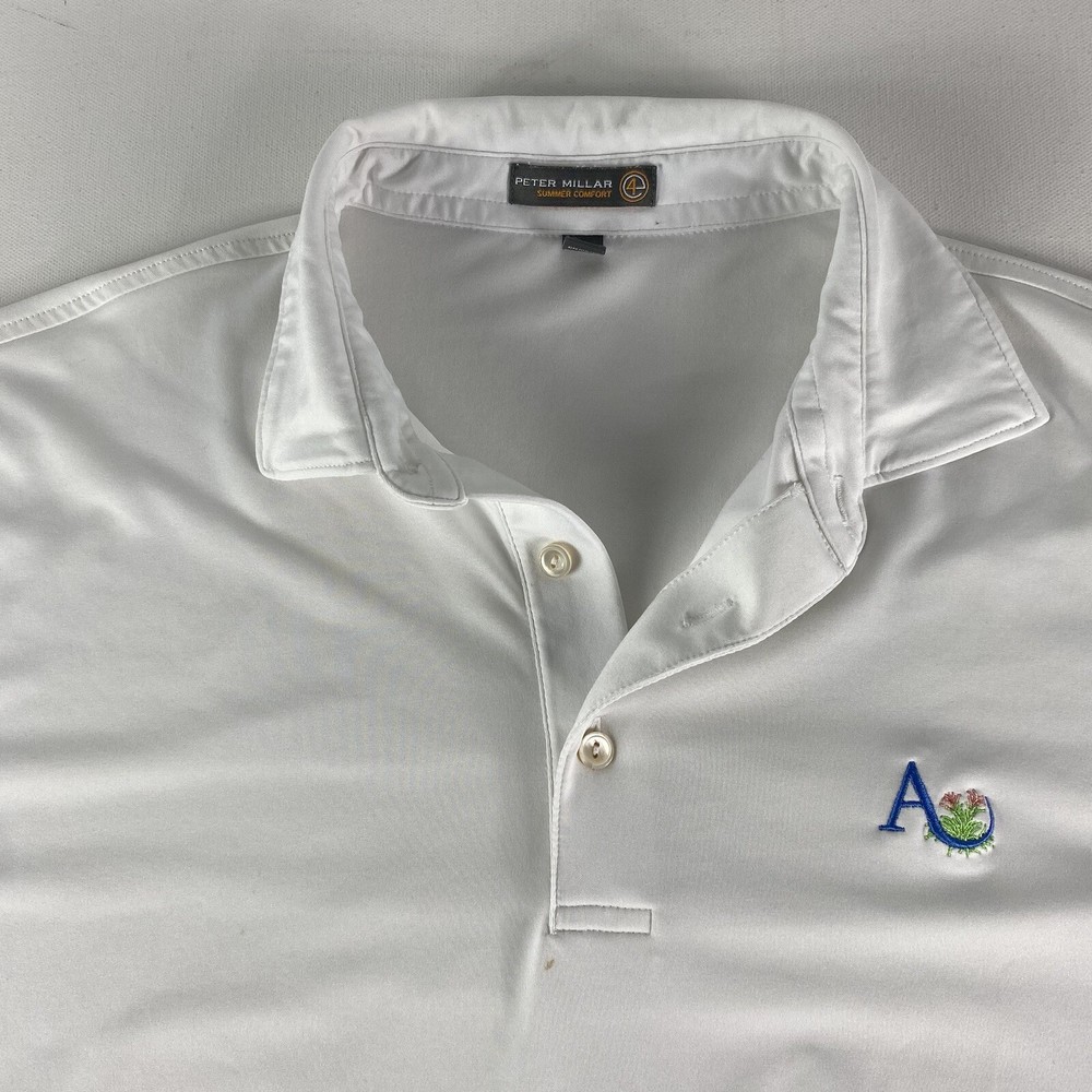 Peter Millar Polo Men’s Large E4 Element Summer Comfort Performance Audubon Golf